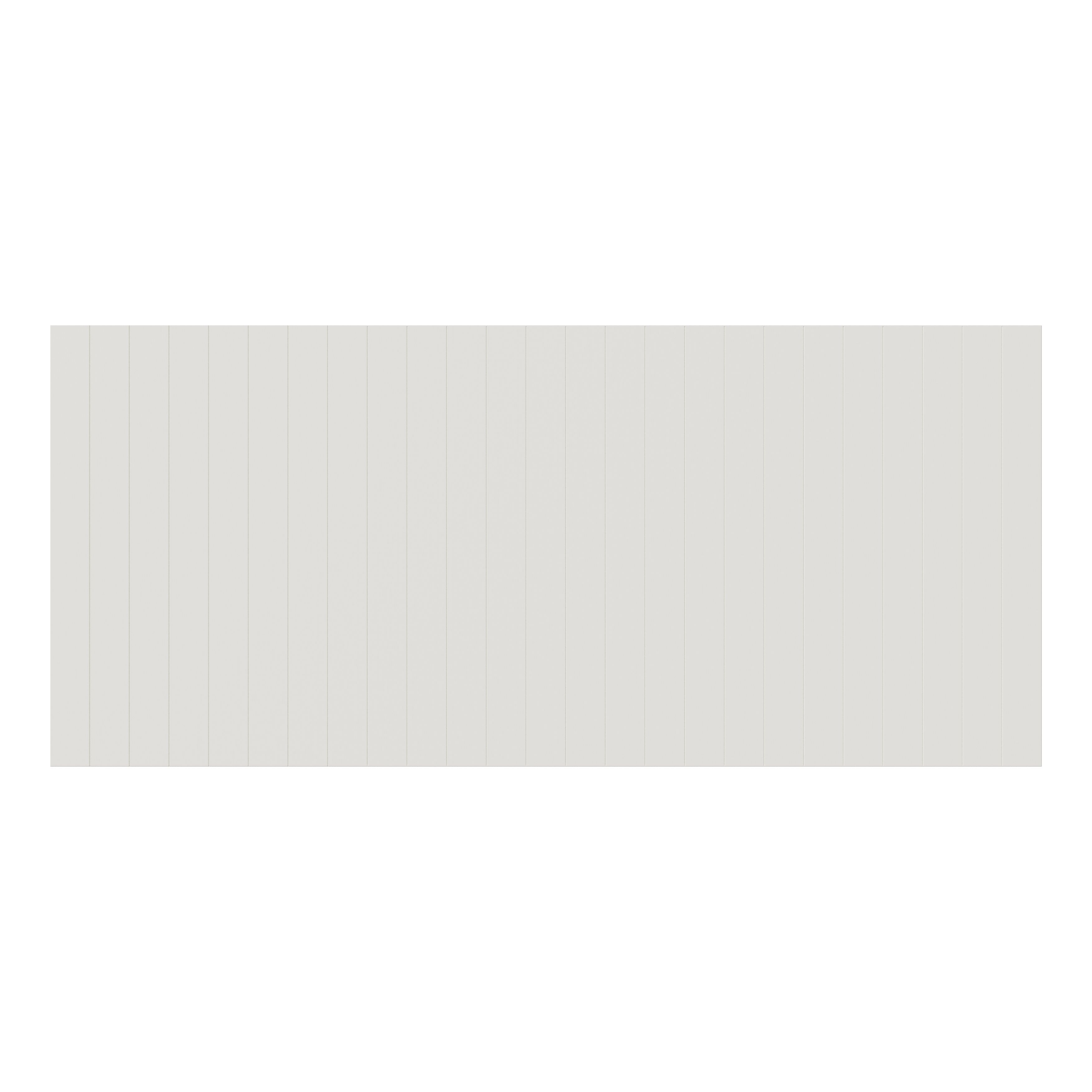 Tydeman Matt porcelain Tongue & Groove Standard Breakfast bar back panel (H)890mm (W)2000mm