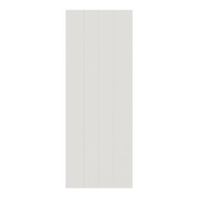 Tydeman Matt porcelain Tongue & Groove Tall Clad on larder panel (H)2400mm (W)610mm