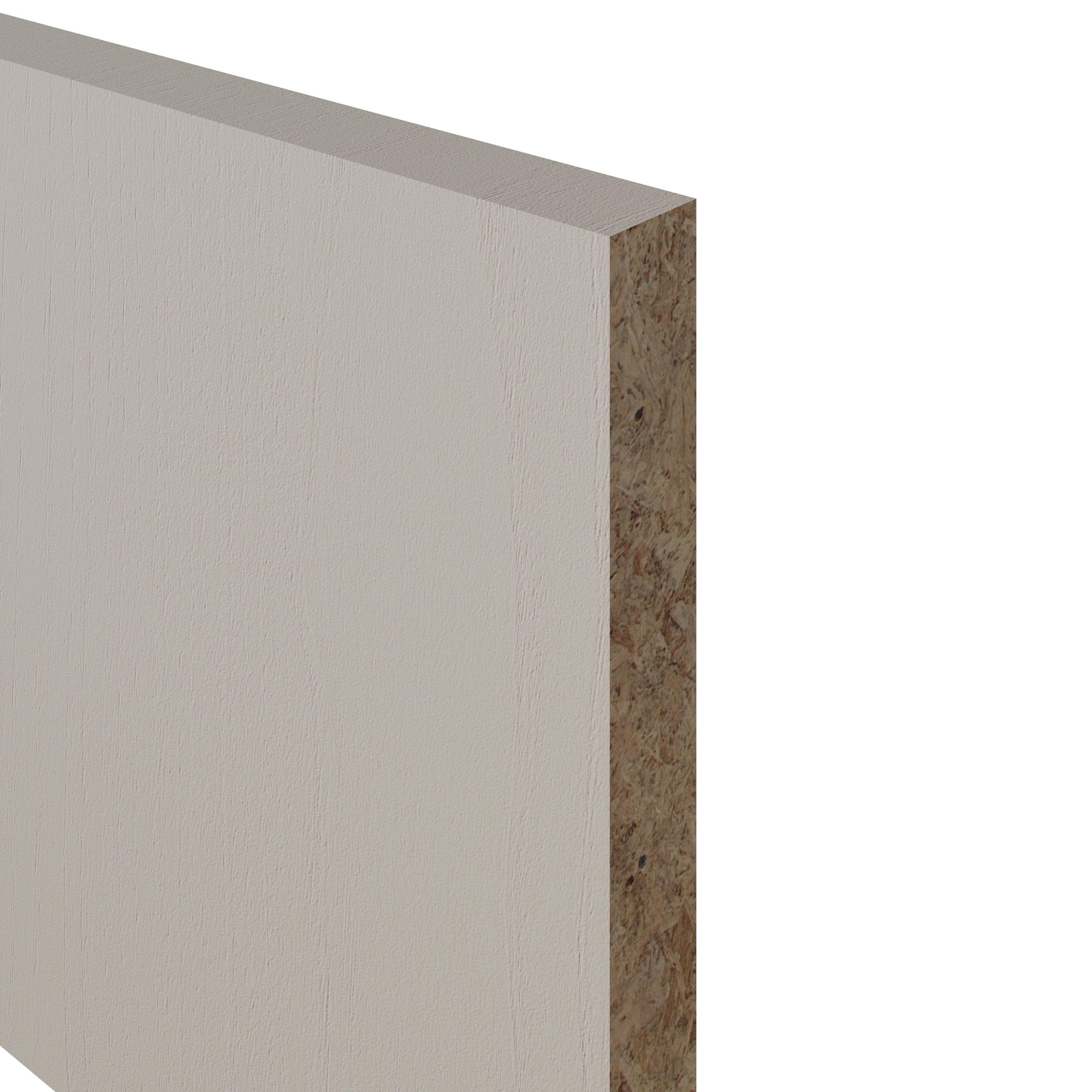 Tydeman Pebble Painted wood effect Square edge Plinth, (L)2400mm