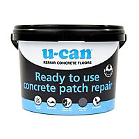 U-Can Grey Concrete repair, 4kg Tub - Ready mixed