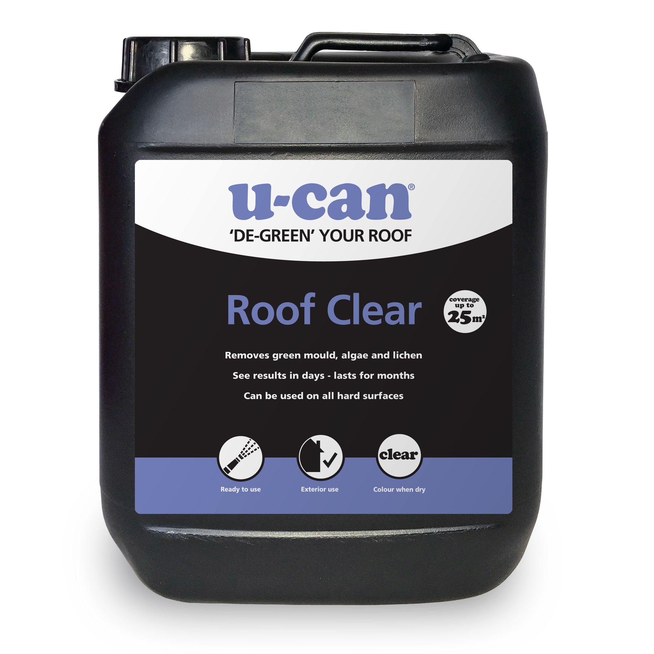 U-Can Path, patio & roof Algae remover, 5L Jerry can