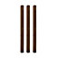 UC4 Brown Square Wooden Fence post (H)1.8m (W)100mm, Pack of 3