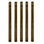 UC4 Green Square Wooden Fence post (H)2.1m (W)100mm, Pack of 5