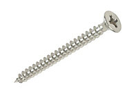 Ultra Screw A2 stainless steel Wood Plumbing Screw (Dia)4mm (L)30mm, Pack of 200