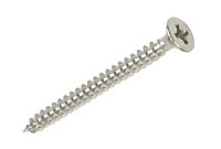 Ultra Screw Double-countersunk A2 stainless steel Screw (Dia)4.5mm (L)30mm, Pack