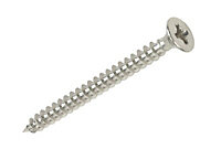 Ultra Screw Double-countersunk A2 stainless steel Screw (Dia)4.5mm (L)50mm, Pack