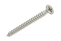 Ultra Screw Double-countersunk A2 stainless steel Screw (Dia)4mm (L)20mm, Pack