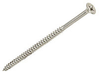 Ultra Screw Double-countersunk A2 stainless steel Screw (Dia)6mm (L)80mm, Pack