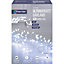 Ultrabright 430 White Cluster LED String lights Clear & silver cable