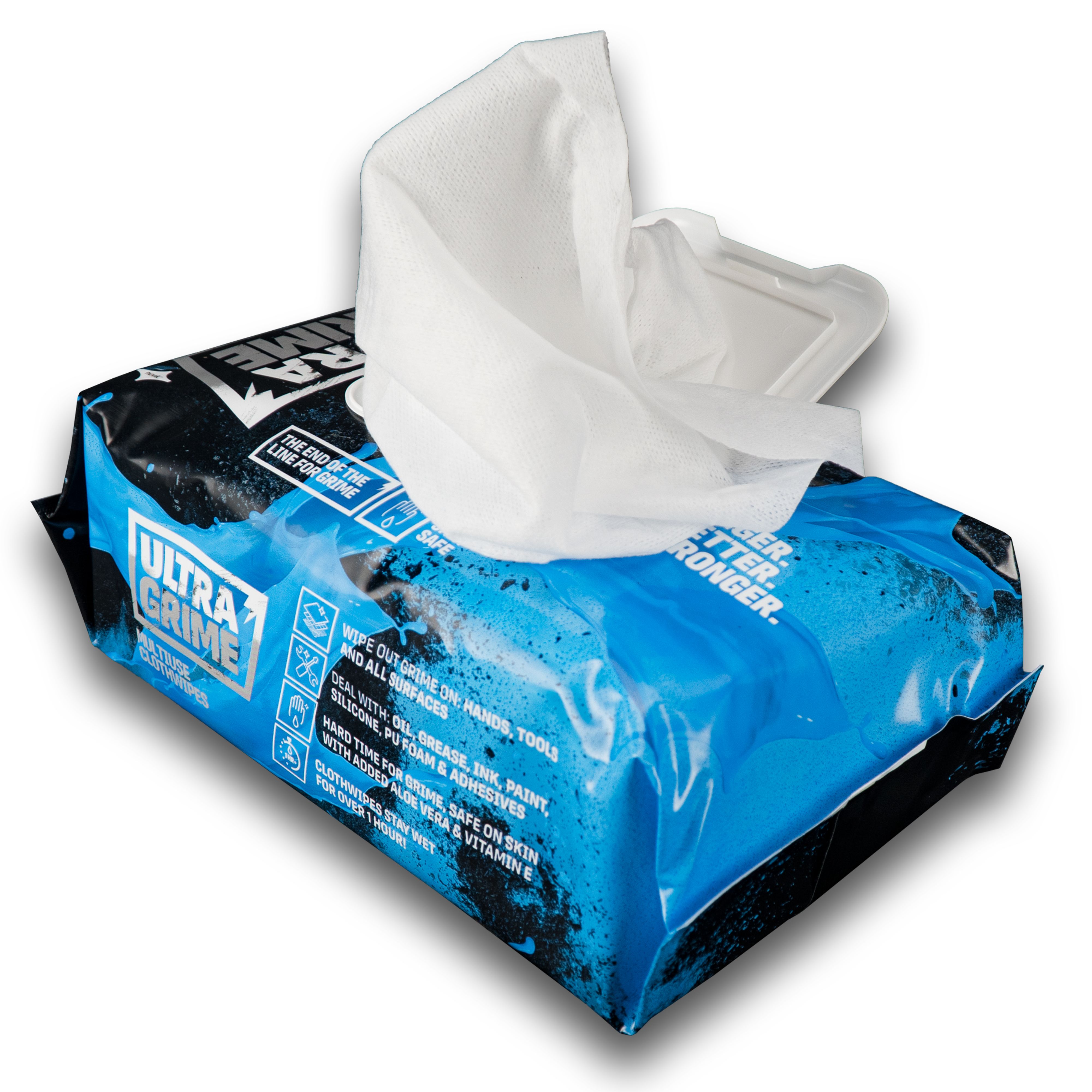 Ultragrime Pro Unscented Multisurface wipes, Pack of 100