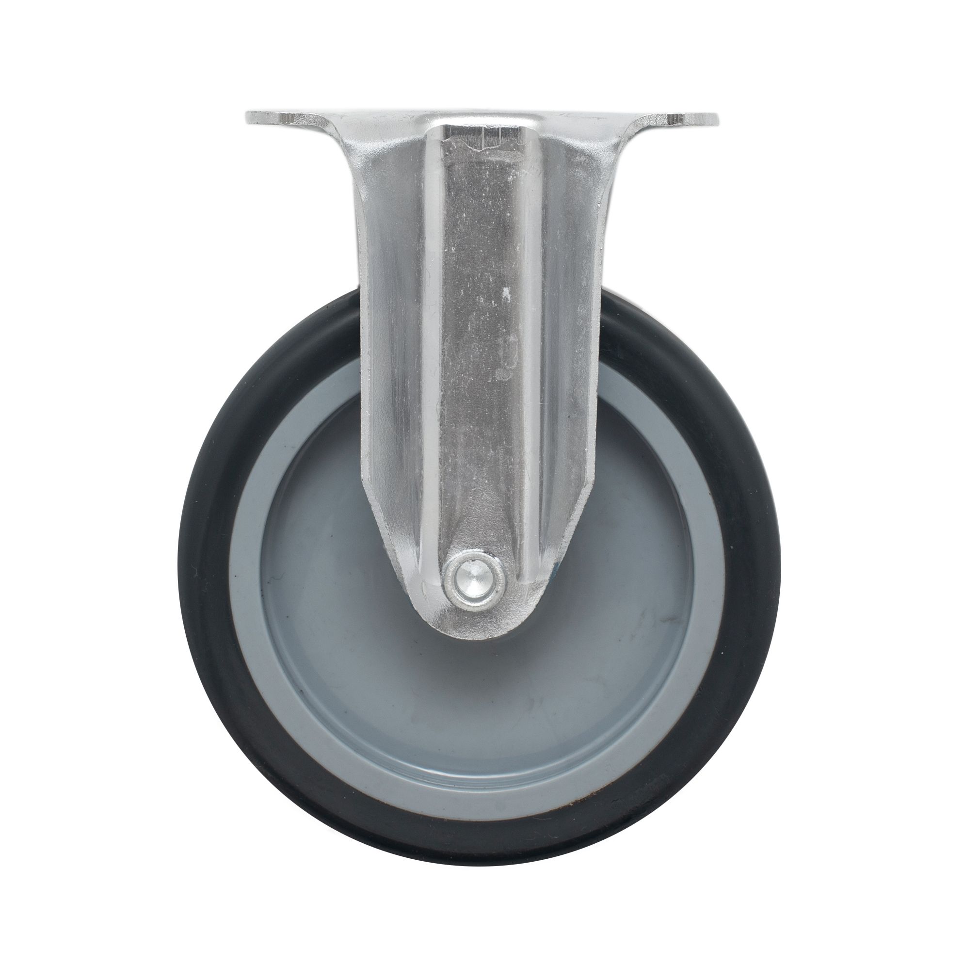 Unbraked Heavy duty Fixed Castor WC109, (Dia)102mm (H)127mm (Max. Weight)70kg