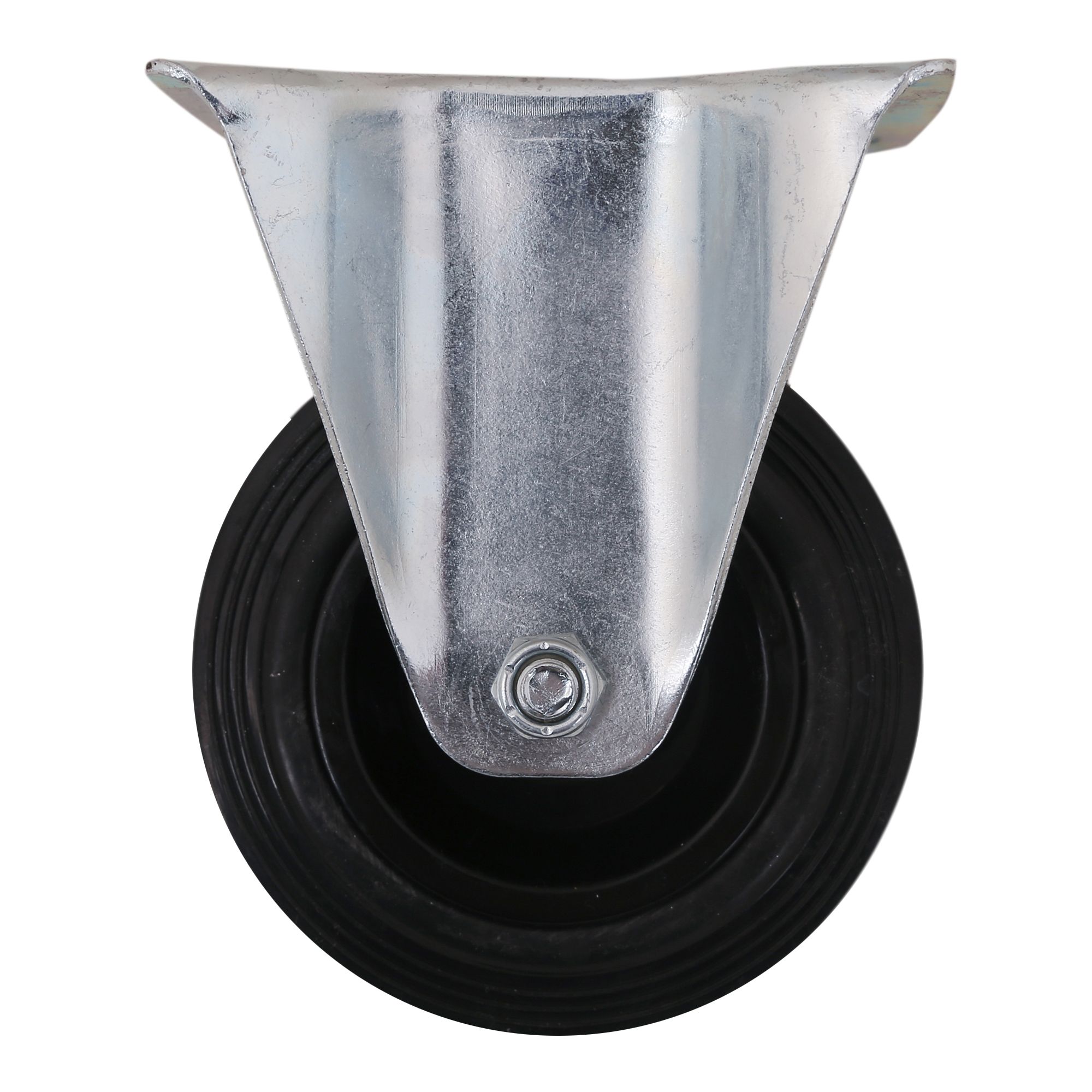 Unbraked Heavy duty Fixed Castor WC44, (Dia)100mm (H)127mm (Max. Weight)75kg