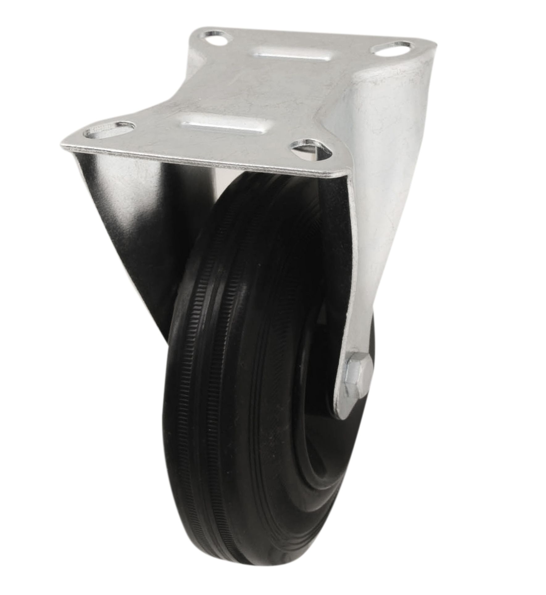 Unbraked Heavy duty Fixed Castor WC45, (Dia)125mm (H)155mm (Max. Weight)100kg