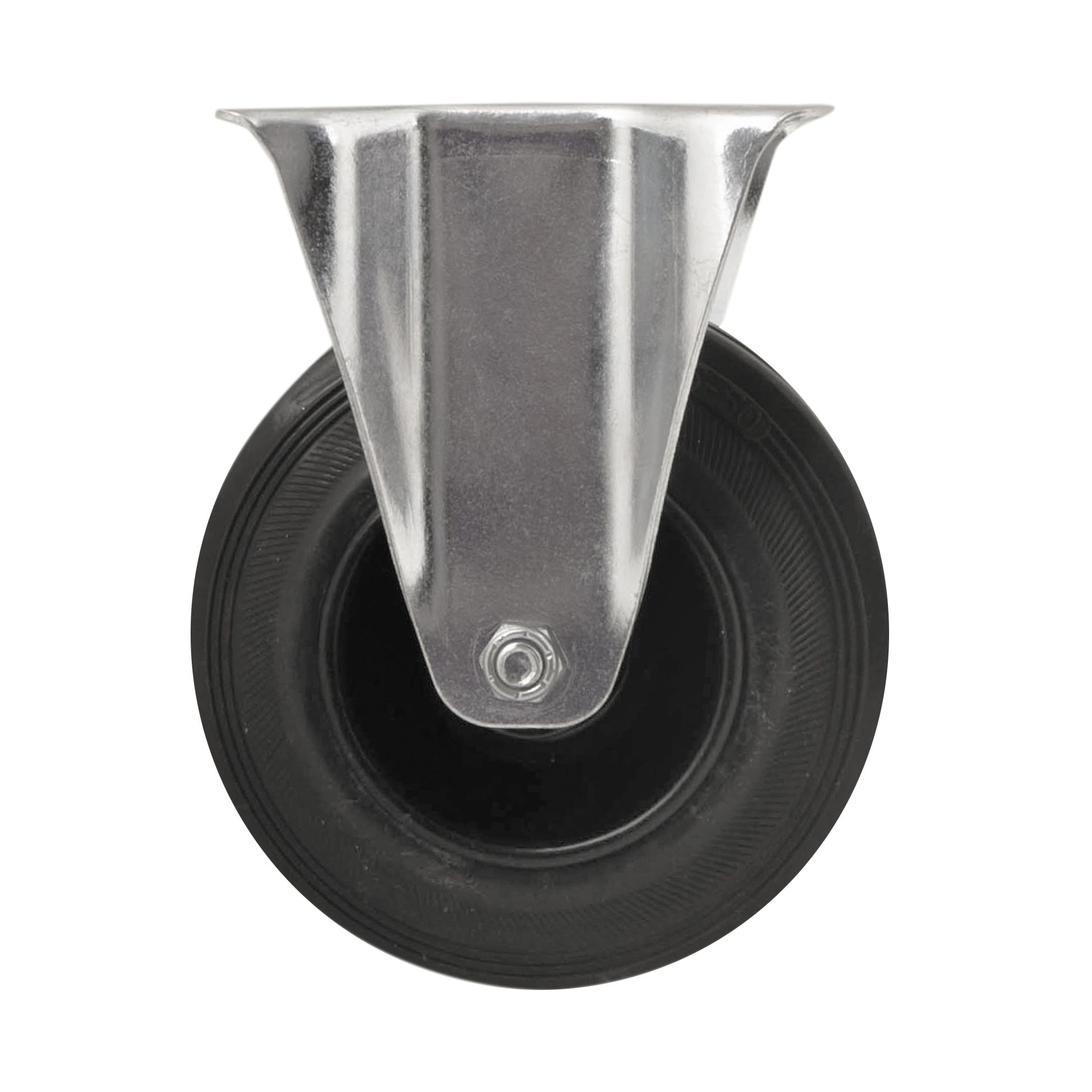 Unbraked Heavy duty Fixed Castor WC45, (Dia)125mm (H)155mm (Max. Weight)100kg