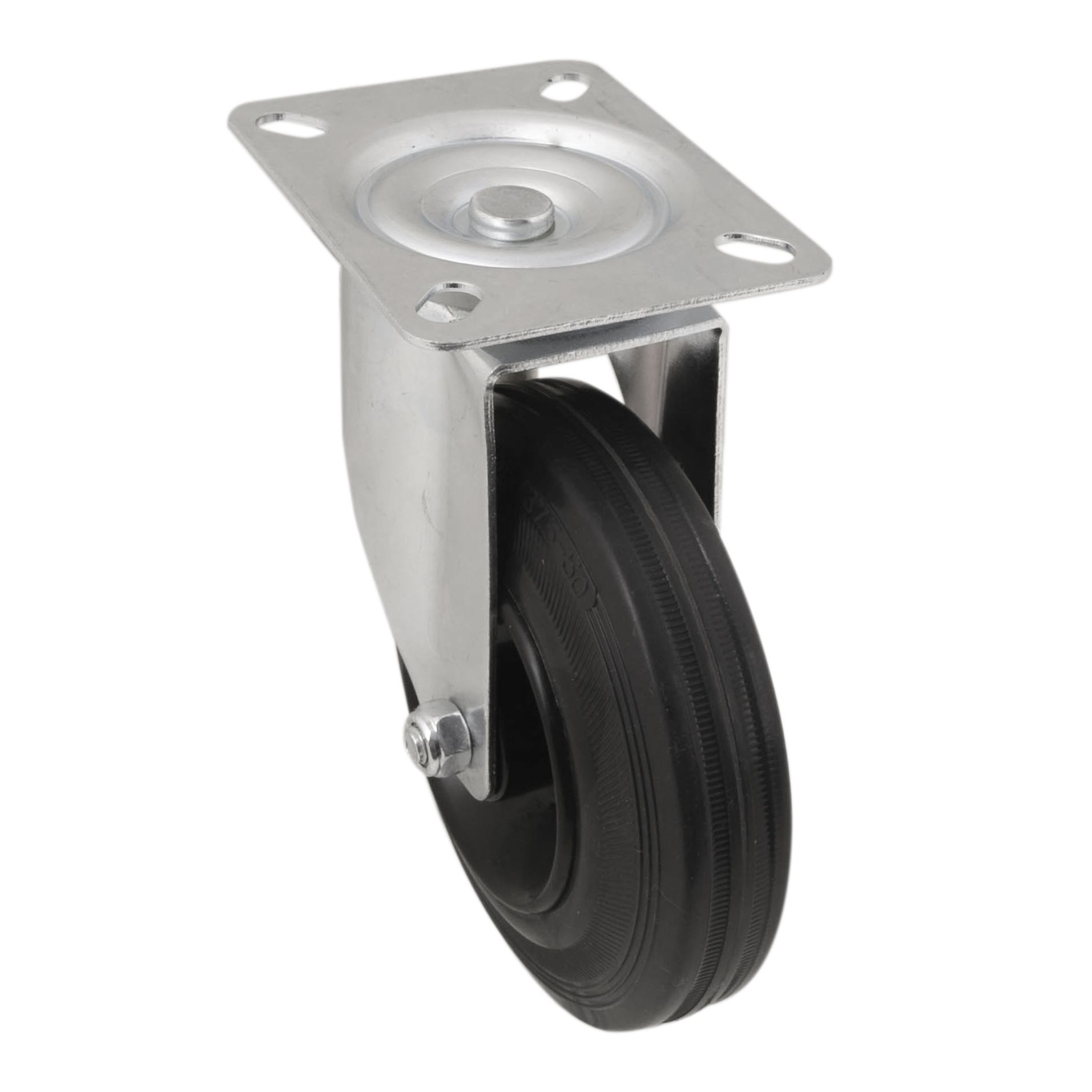 Unbraked Heavy duty Swivel Castor WC49, (Dia)125mm (H)155mm (Max. Weight)100kg