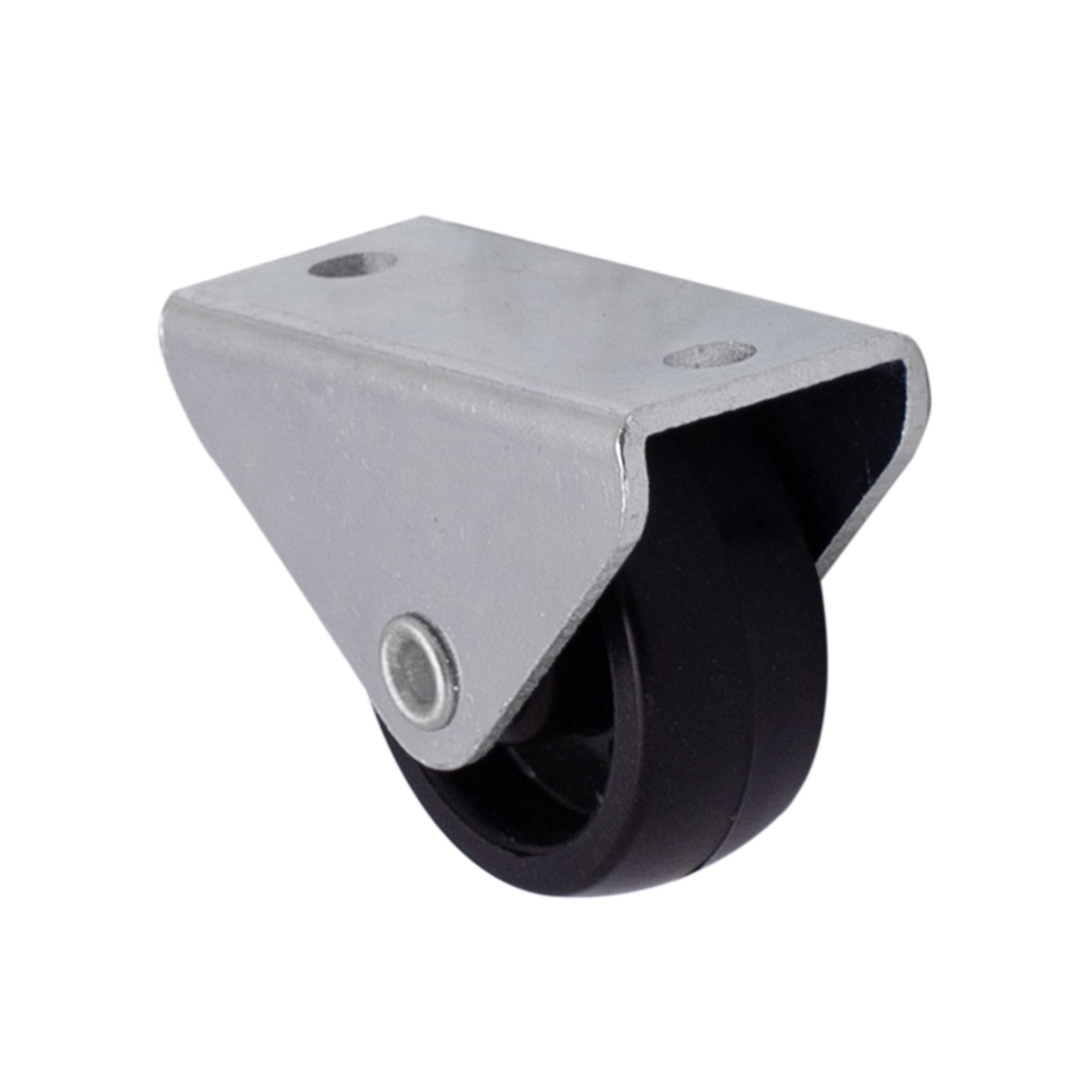 Unbraked Light duty Fixed Castor WC6, (Dia)29.5mm (H)33mm (Max. Weight)15kg