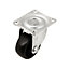 Unbraked Light duty Swivel Castor WC84, (Dia)29.5mm (H)41mm (Max. Weight)15kg