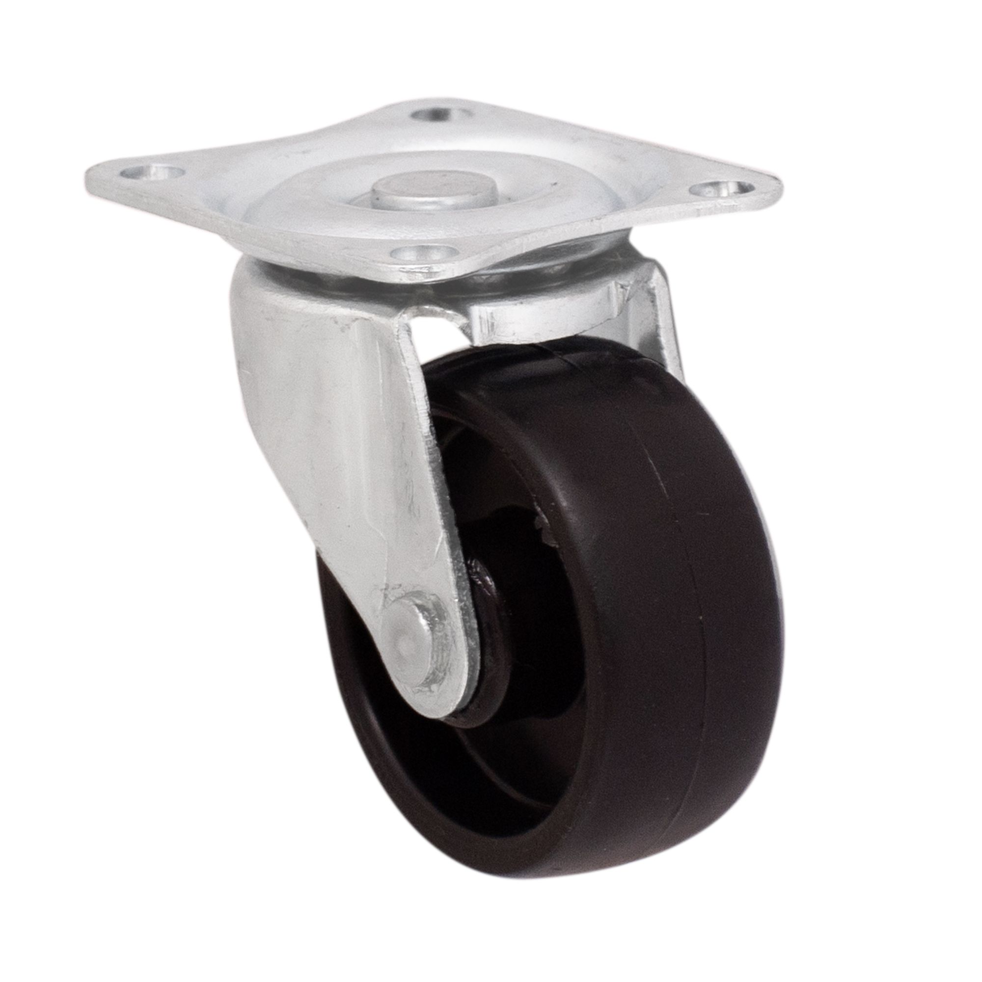 Unbraked Light duty Swivel Castor WC86, (Dia)41mm (H)51mm (Max. Weight)20kg