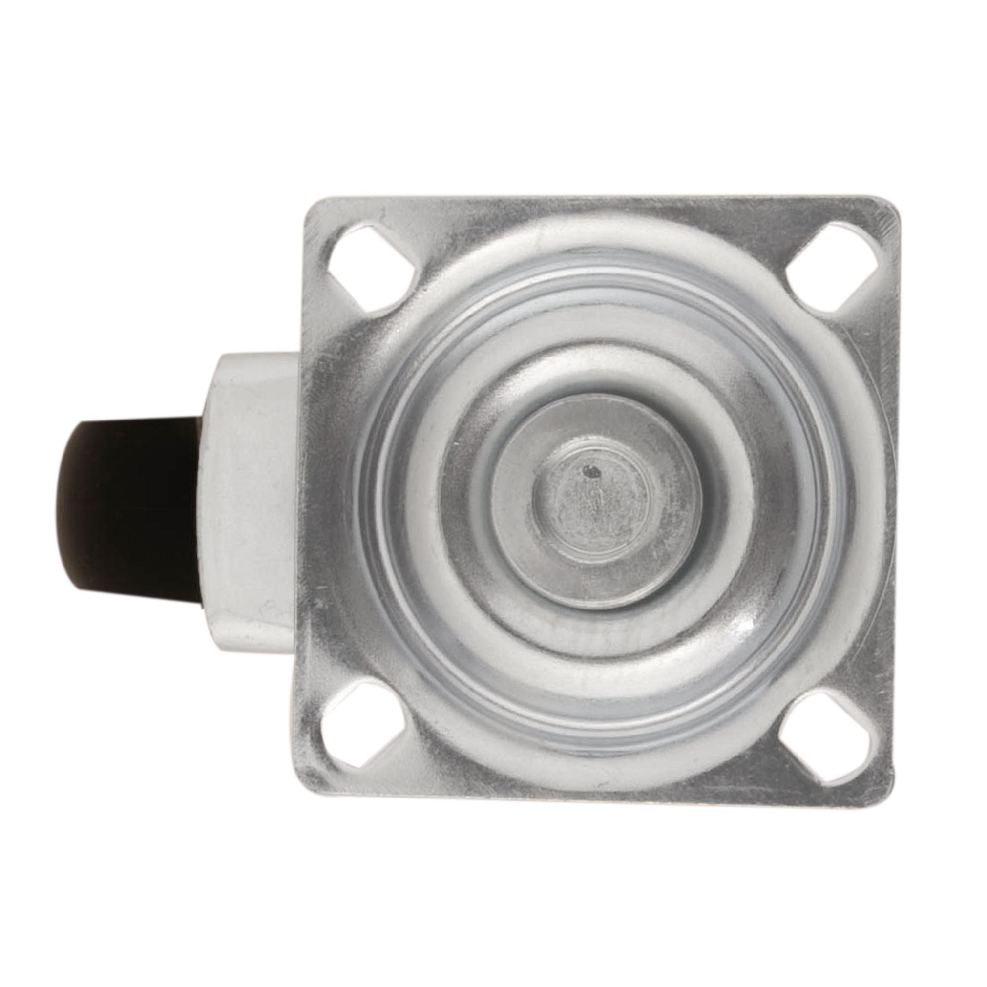 Unbraked Medium duty Swivel Castor WC65, (Dia)75mm (H)98.5mm (Max. Weight)55kg