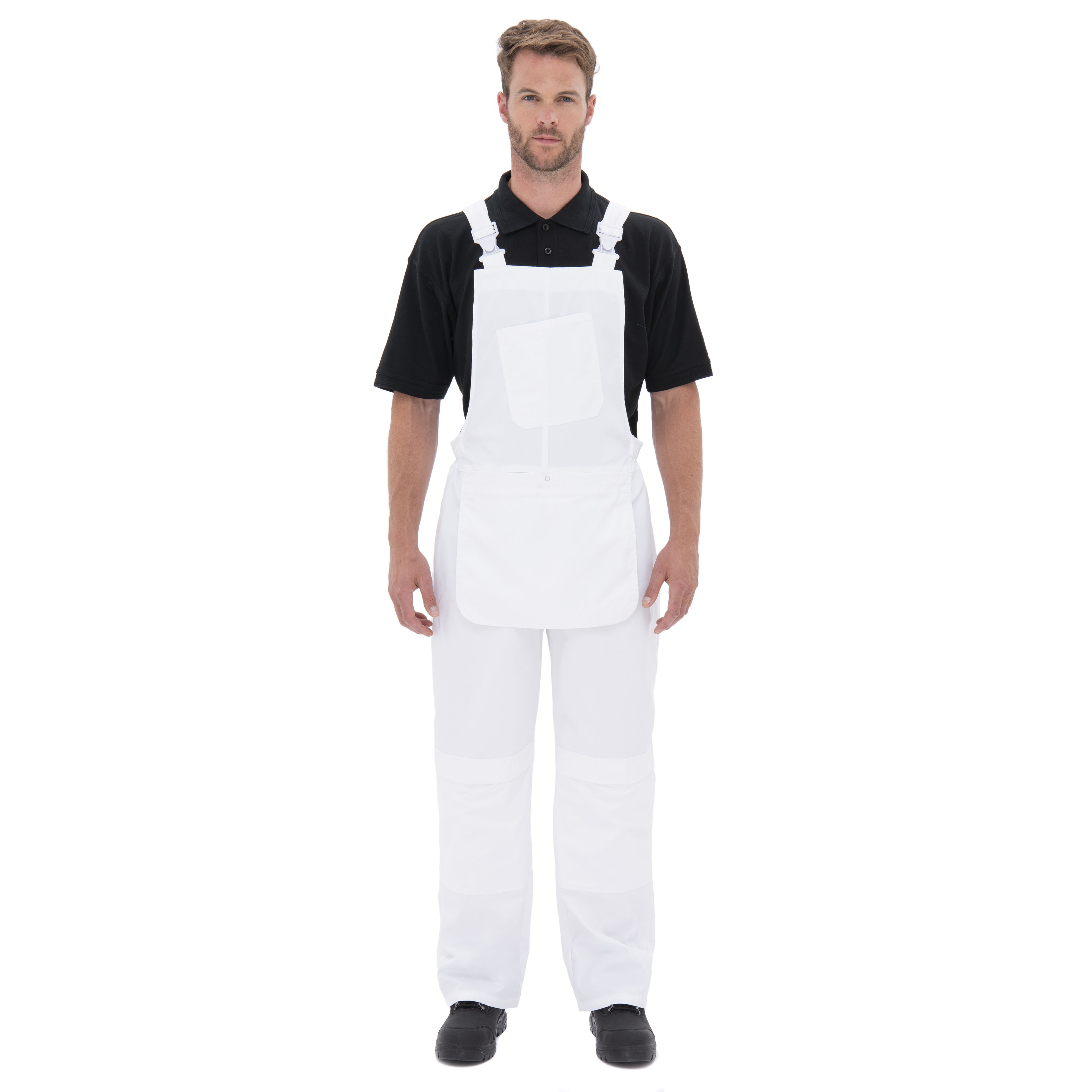 Unbranded White Bib & brace X Large