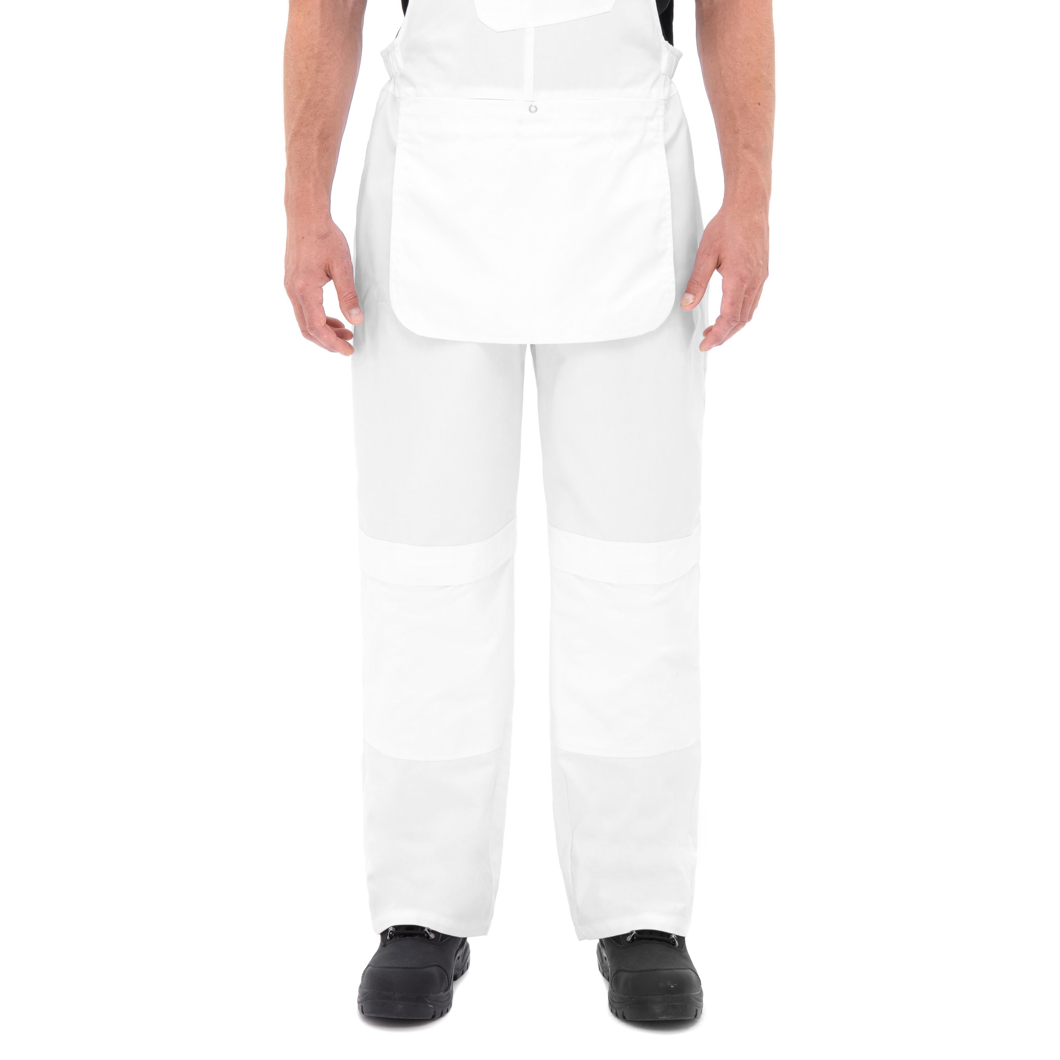 Unbranded White Bib & brace X Large