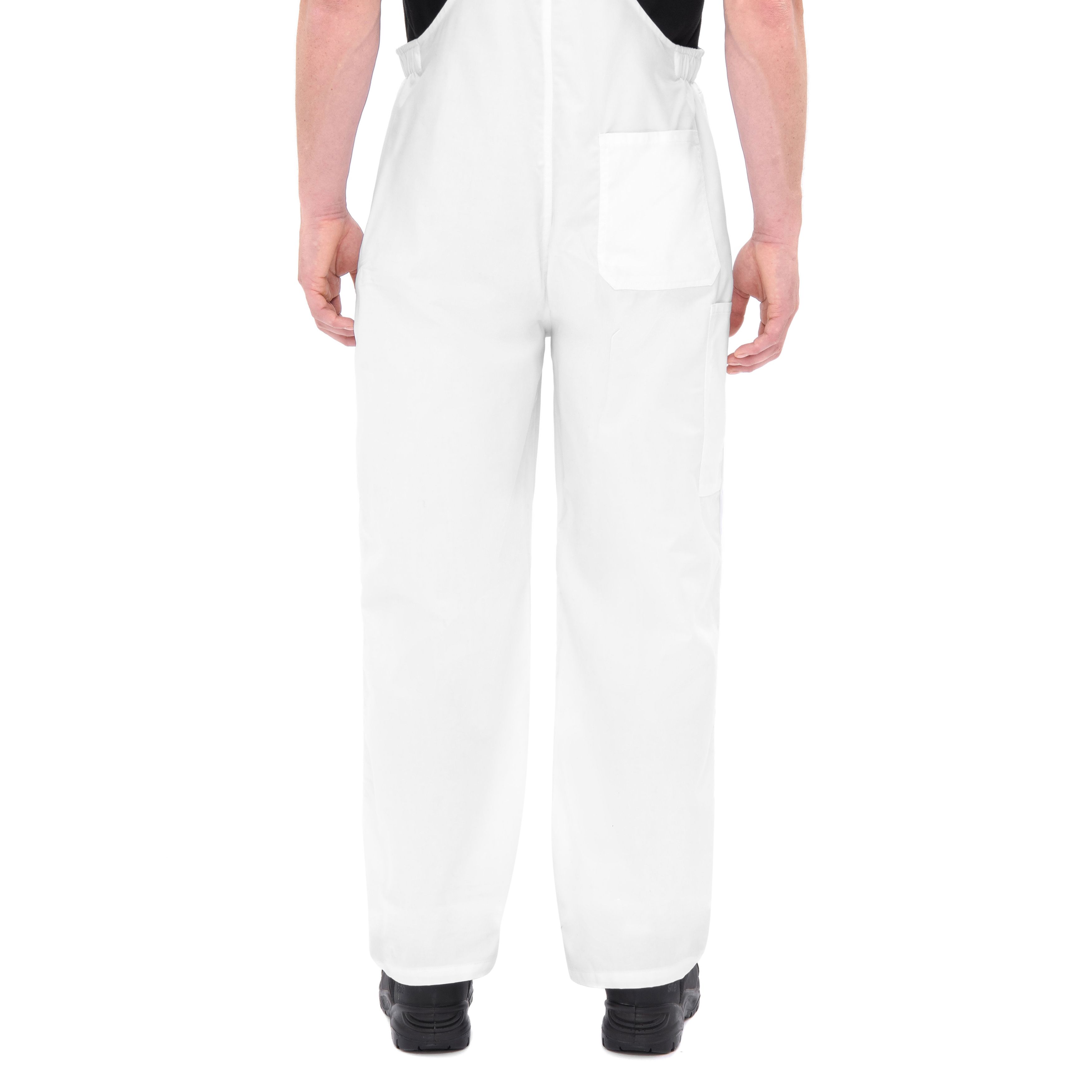 Unbranded White Bib & brace X Large