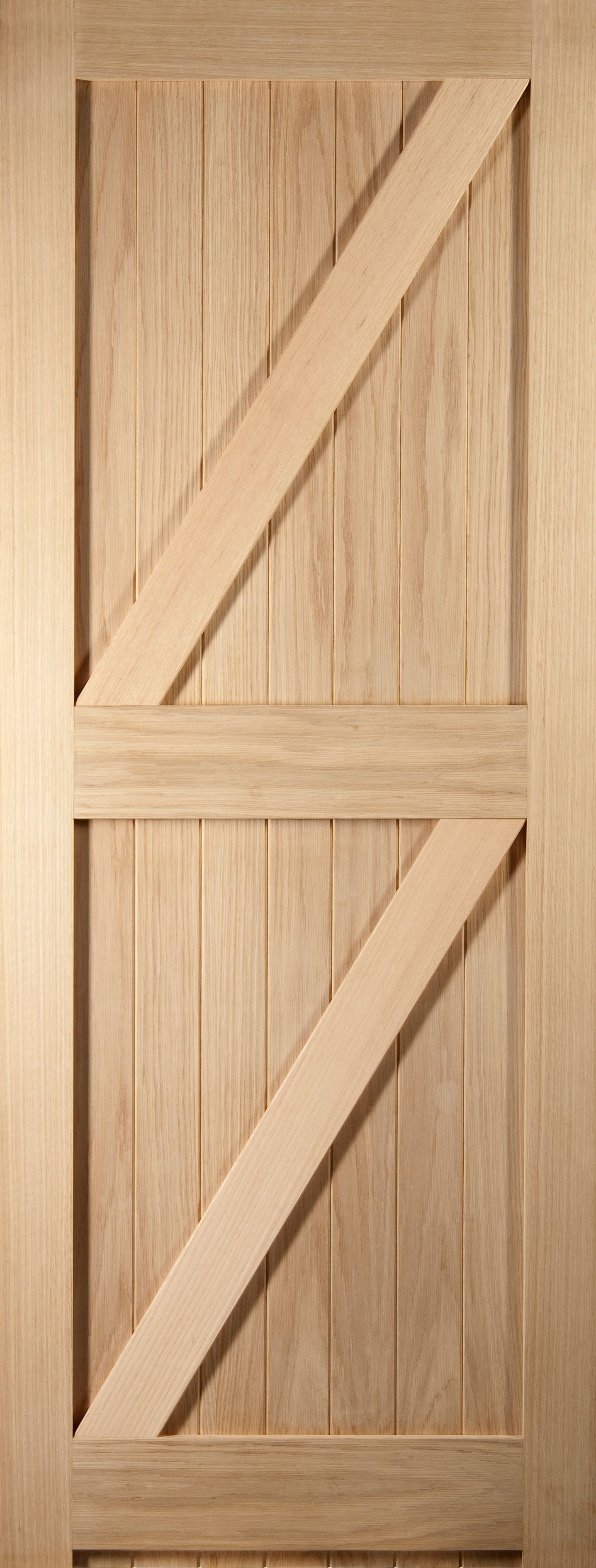 Unglazed Cottage Oak veneer Internal Door, (H)1981mm (W)838mm (T)35mm