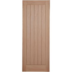 Unglazed Cottage Oak veneer Internal Fire door, (H)1981mm (W)762mm (T)35mm