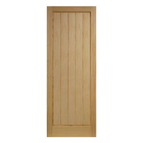 Unglazed Cottage Pine veneer Internal Clear pine Door, (H)2040mm (W)826mm (T)40mm