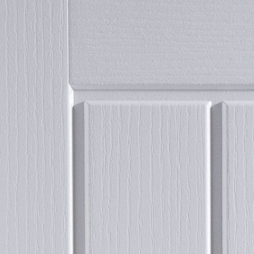 Unglazed Cottage White Woodgrain effect Internal Door, (H)1981mm (W)838mm (T)35mm