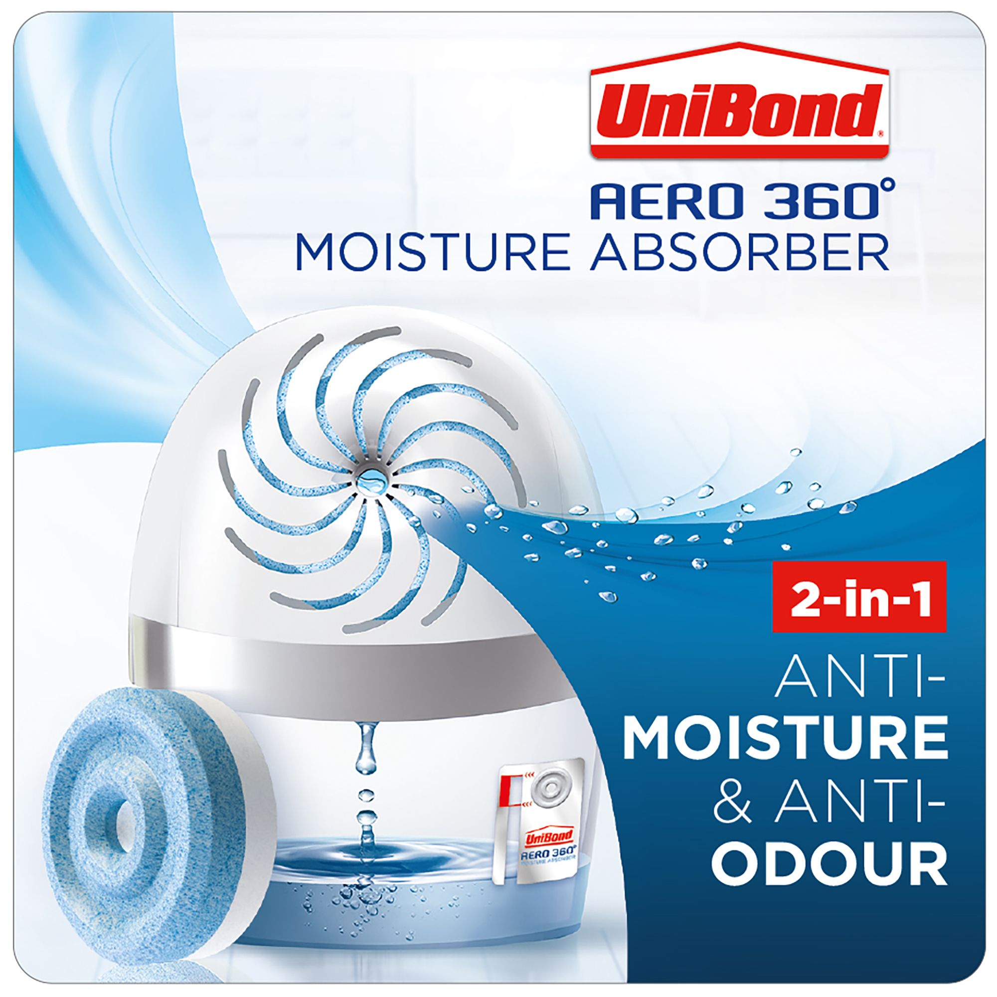 UniBond Aero 360 Moisture absorber Opaque & white