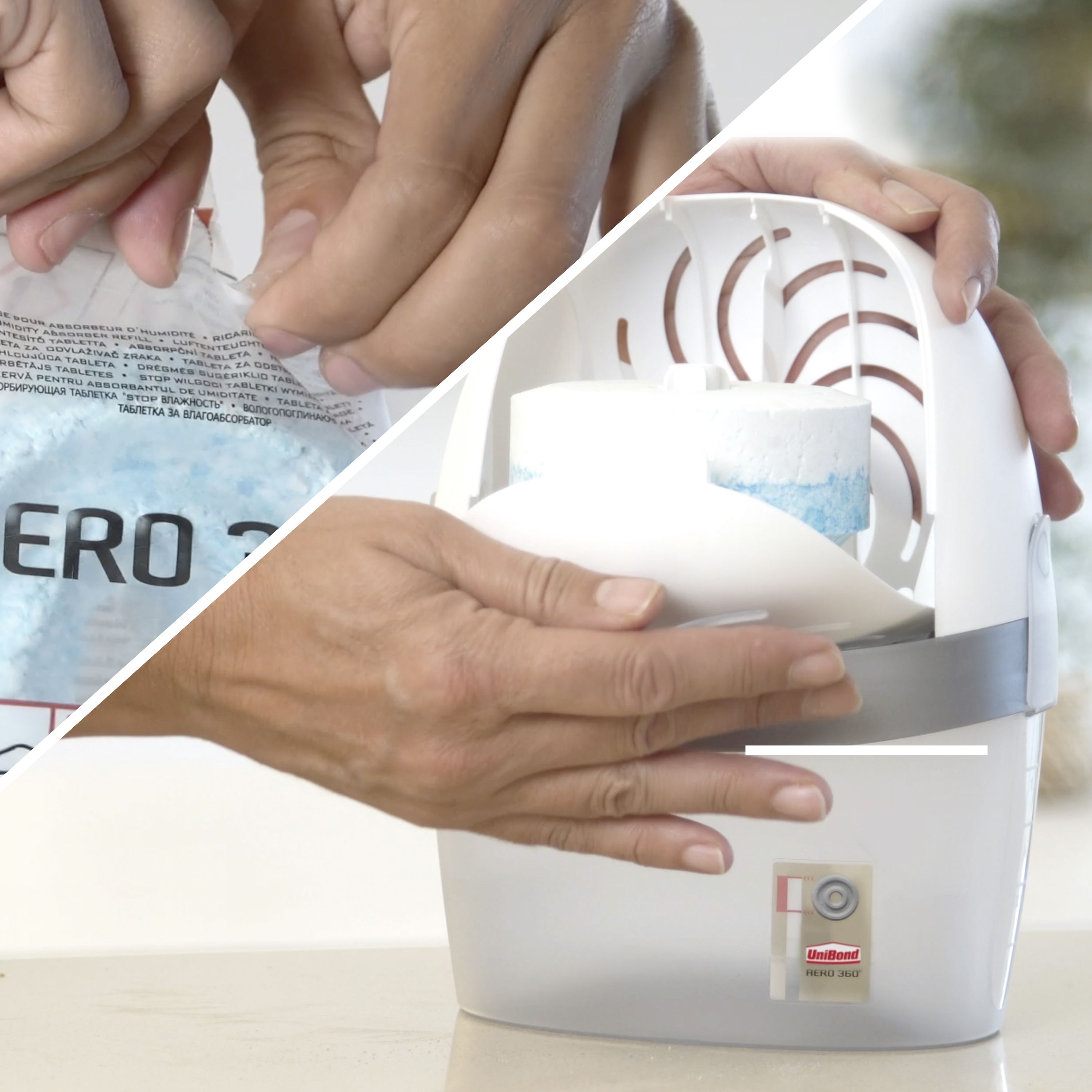 UniBond Aero 360 Moisture absorber Opaque & white
