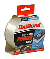 UniBond Clear Gaffer Tape (L)20m (W)50mm