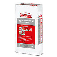 UniBond Large tiles Ready mixed Grey Tile Adhesive & grout, 20kg