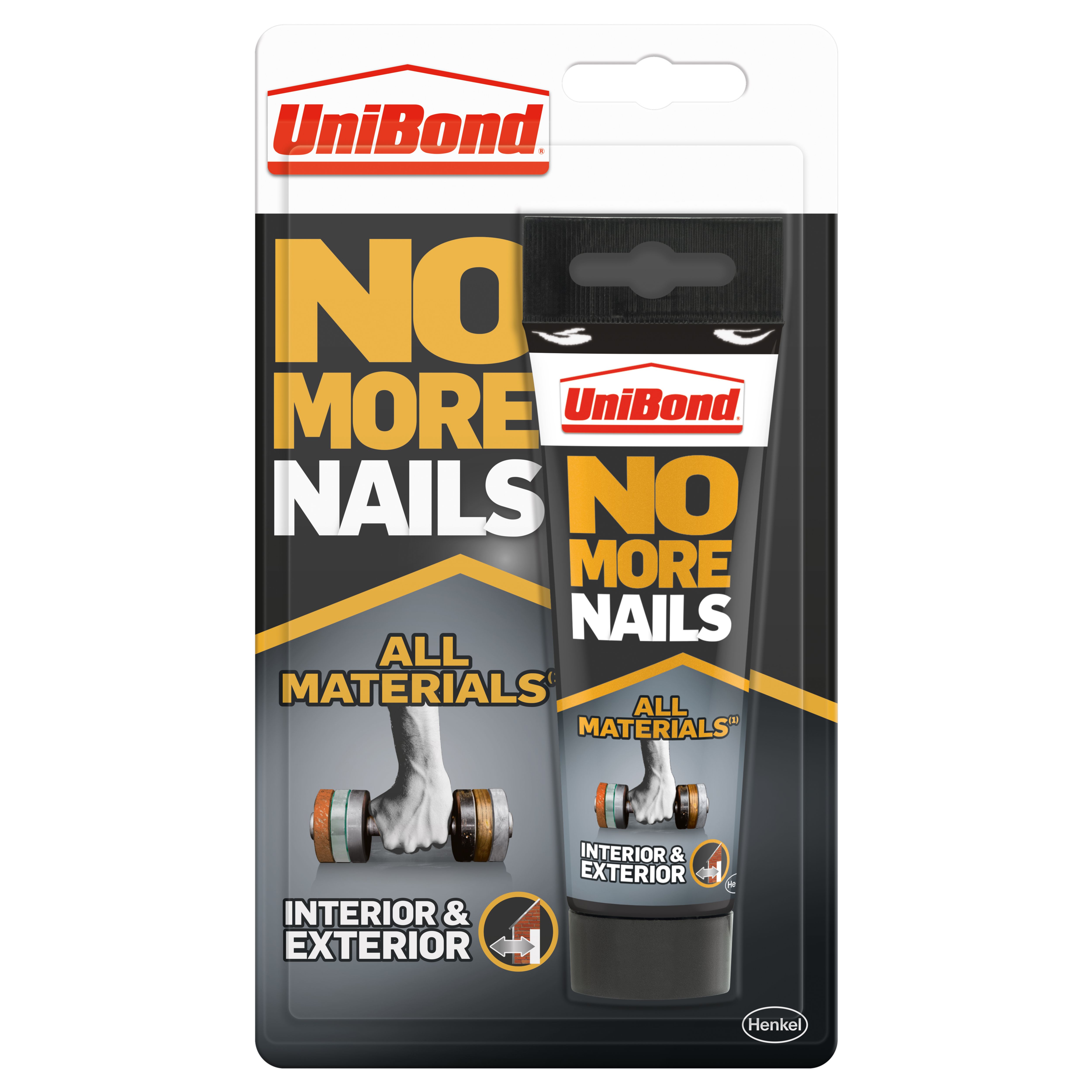 UniBond No More Nails Interior & Exterior White All materials Grab adhesive 142ml