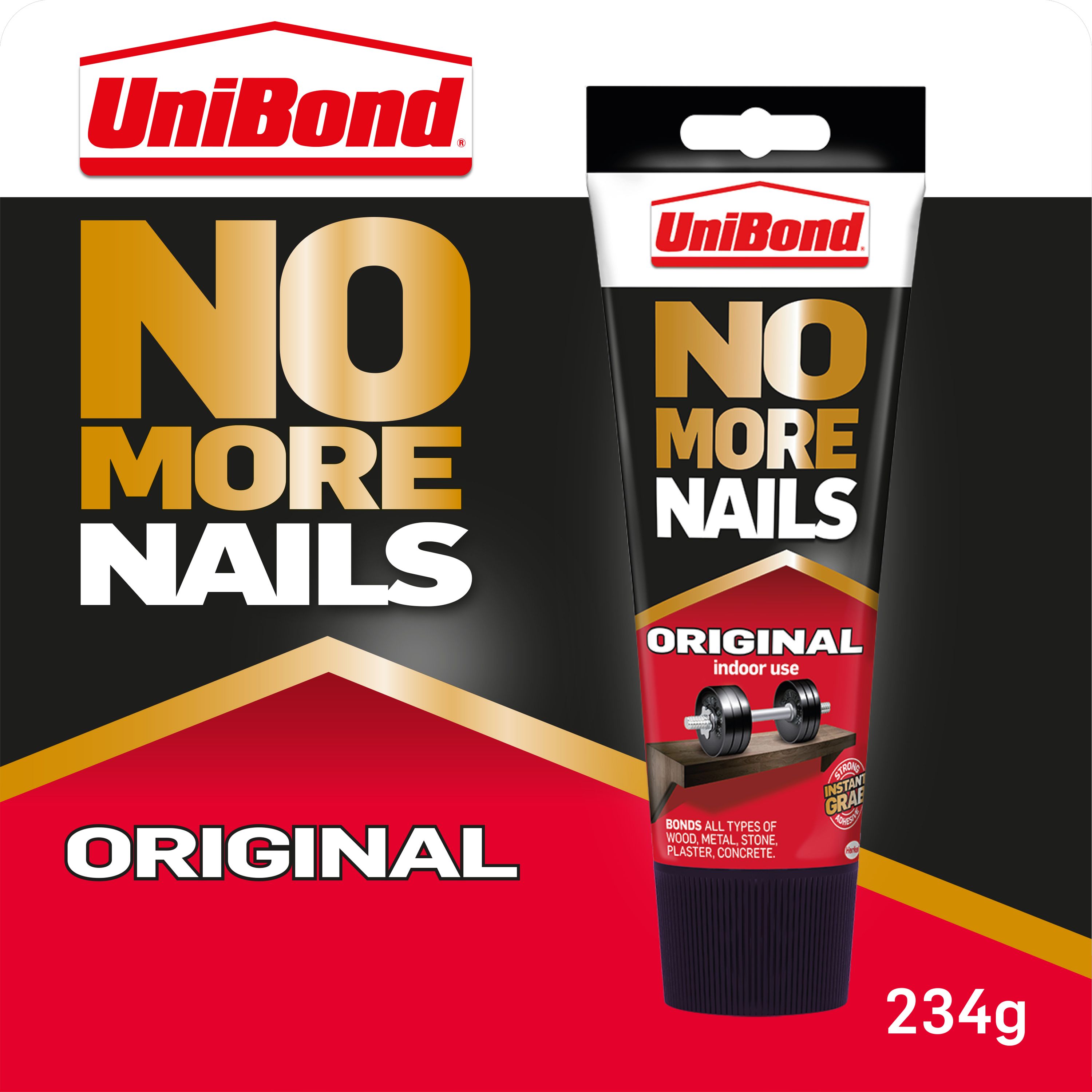 UniBond No More Nails Original White Grab adhesive 234g