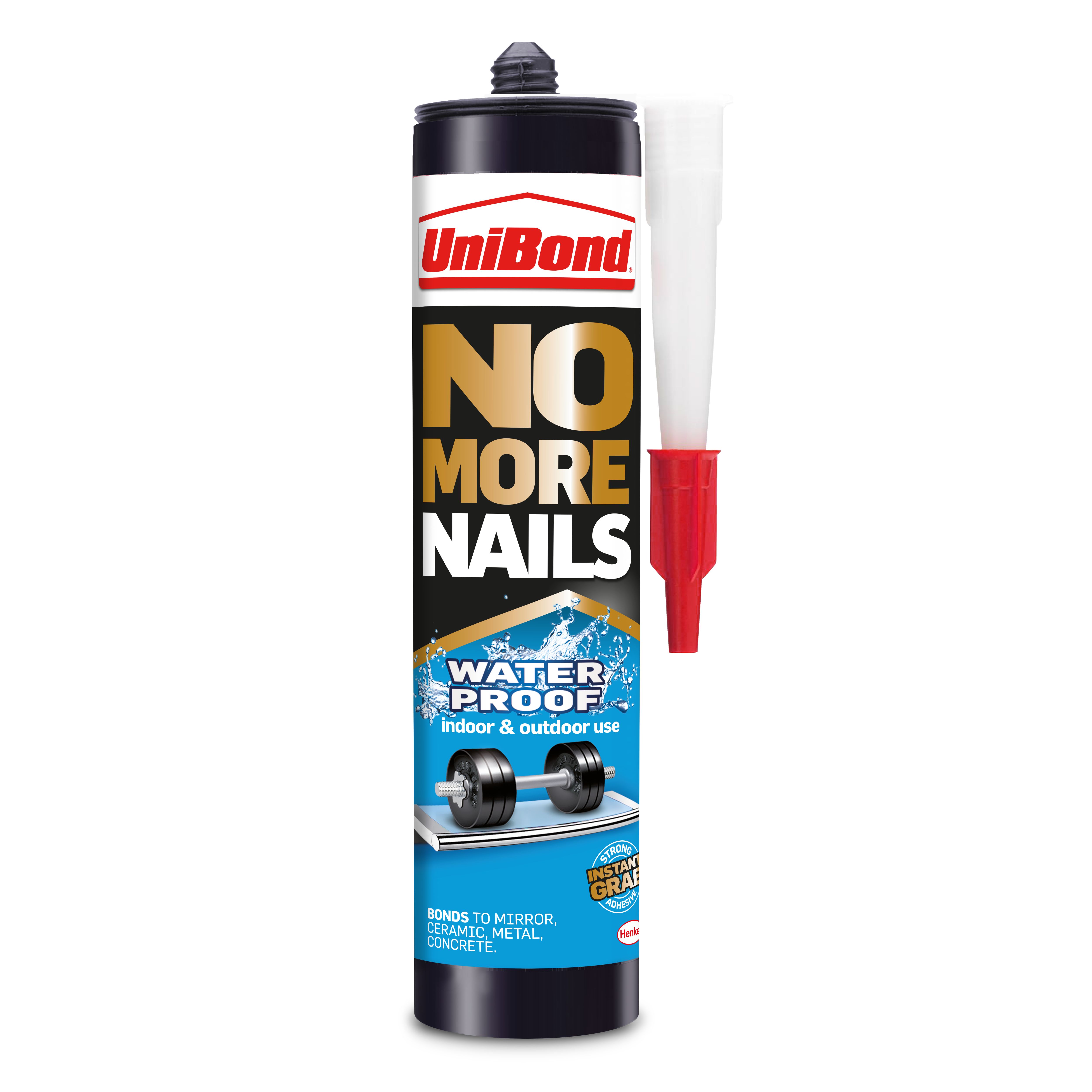 UniBond No More Nails Waterproof White Grab adhesive 450g