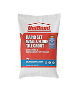 UniBond Rapid Set Wall & floor Grout, 3kg
