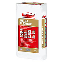 UniBond Ultra flex Ready mixed Grey Tile Adhesive & grout, 20kg