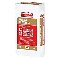 UniBond Ultra flex Ready mixed White Tile Adhesive & grout, 20kg