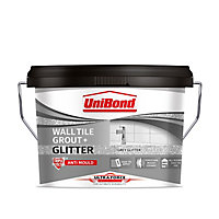 UniBond Ultra force Ready mixed Grey glitter Wall tile Grout, 3.2kg