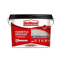 UniBond UltraForce Ready mixed Grey Floor tile Adhesive & grout, 14.3kg