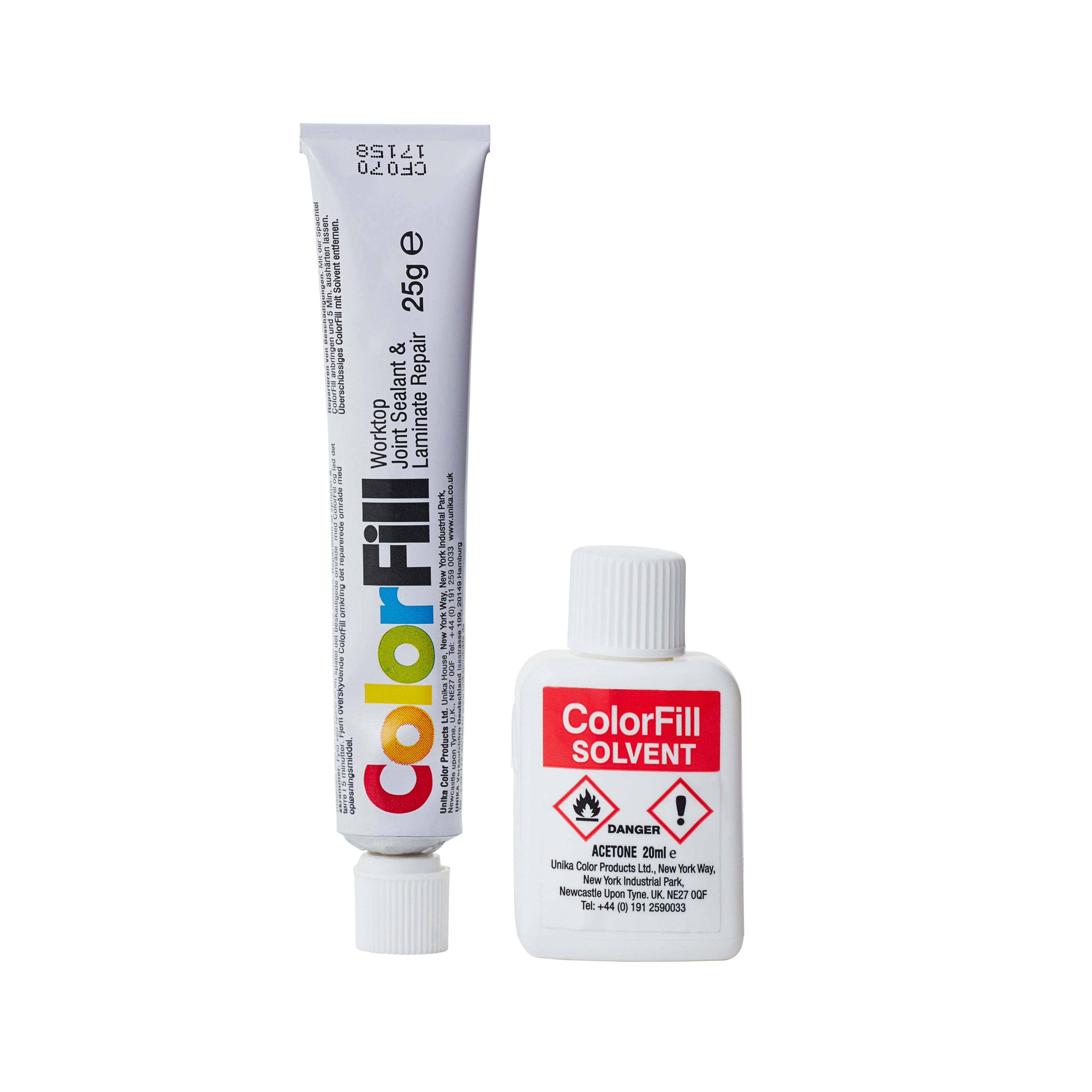 Product image for Unika Grey Matt Worktop Sealant & adhesive, 20ml
