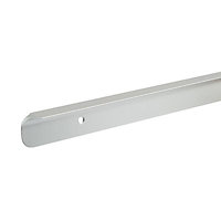 Unika Silver etch Aluminium Worktop corner joint (H)28mm
