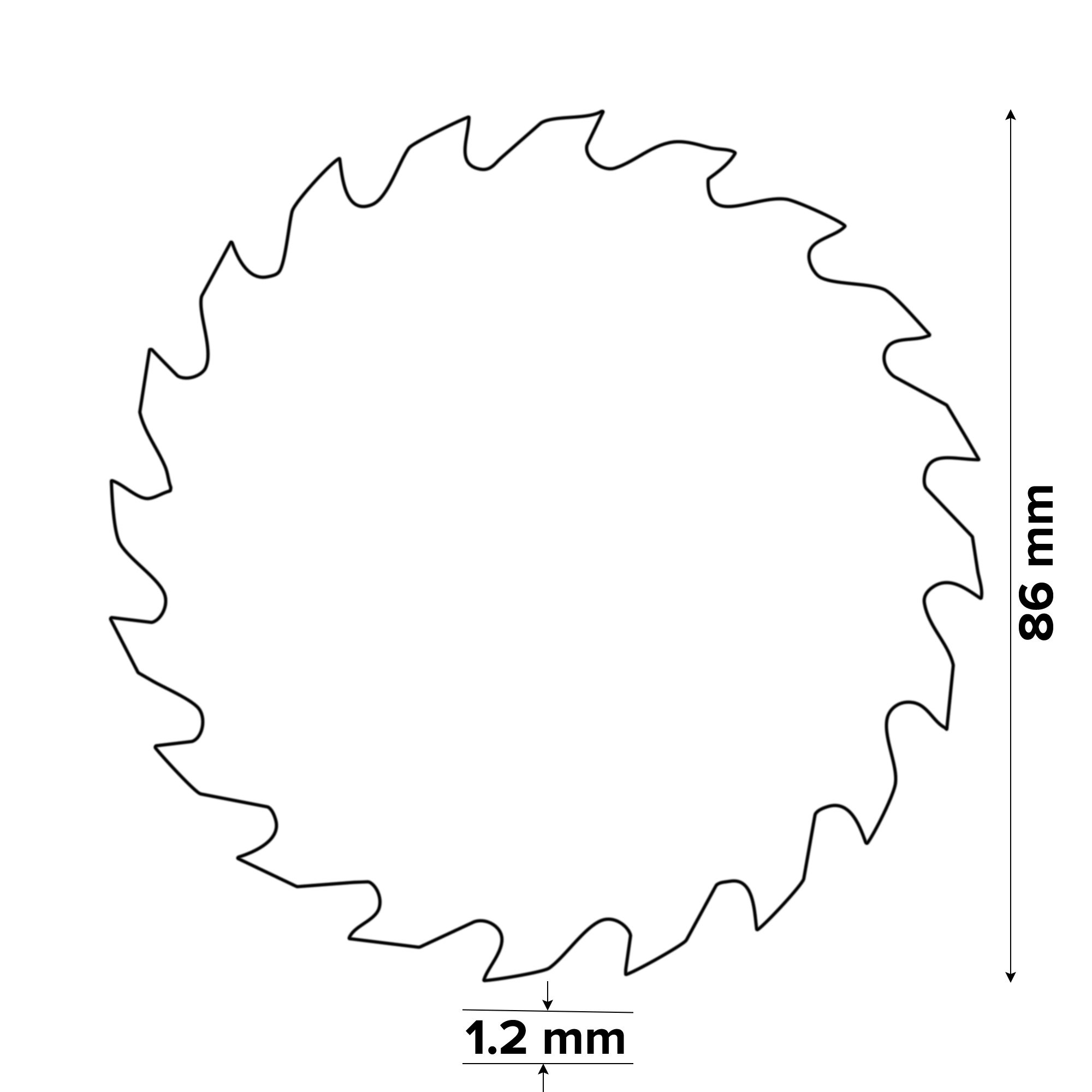 Universal 20T Circular saw blade (Dia)86mm