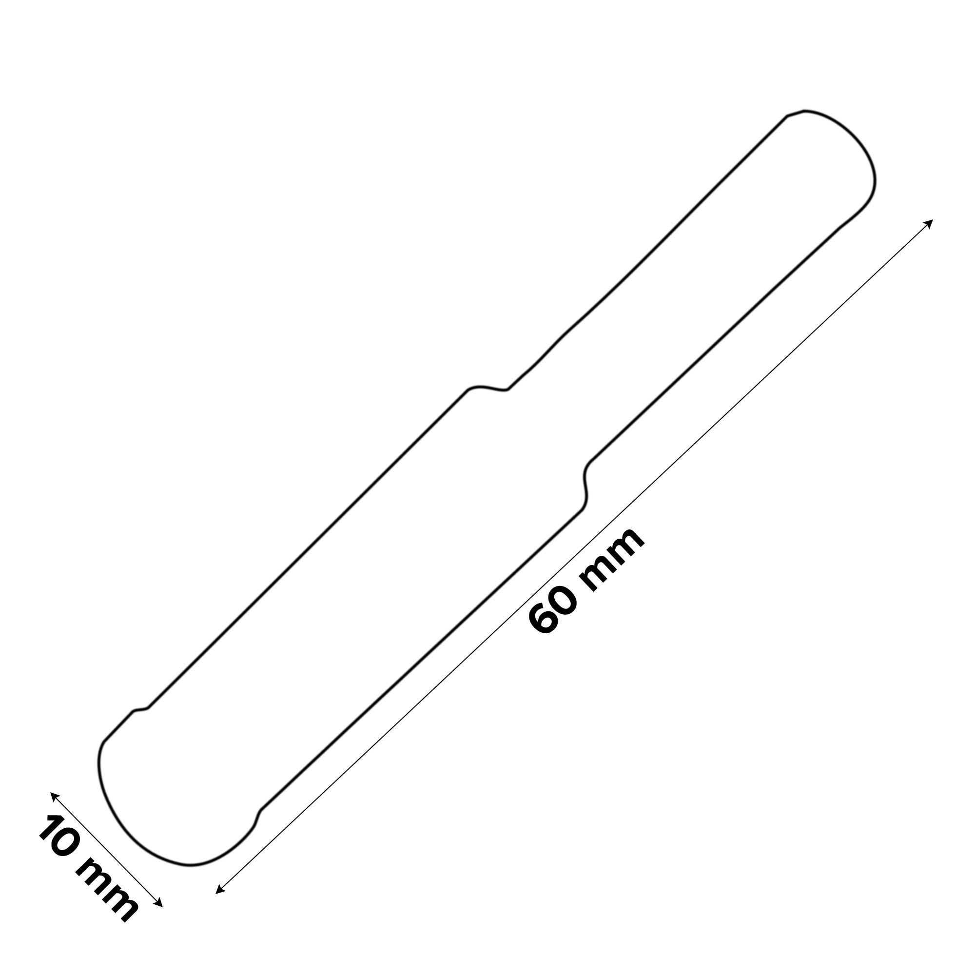 Universal Drill bit (Dia)10mm (L)60mm
