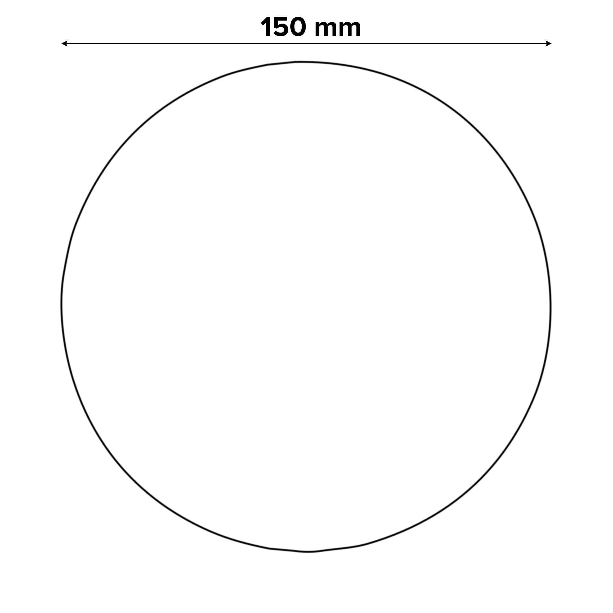Universal Fit 120 grit Sanding disc (Dia)150mm, Pack of 5
