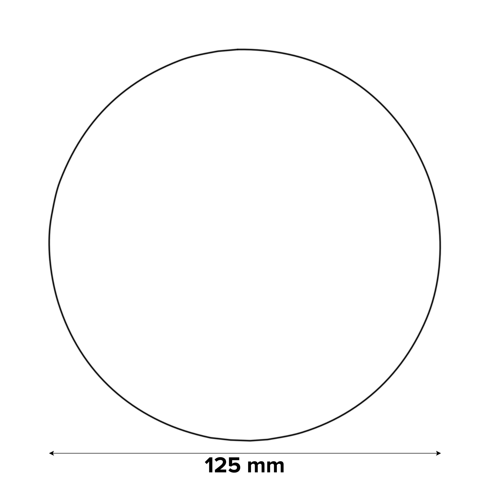 Universal Fit 180 grit Sanding disc (Dia)125mm, Pack of 5