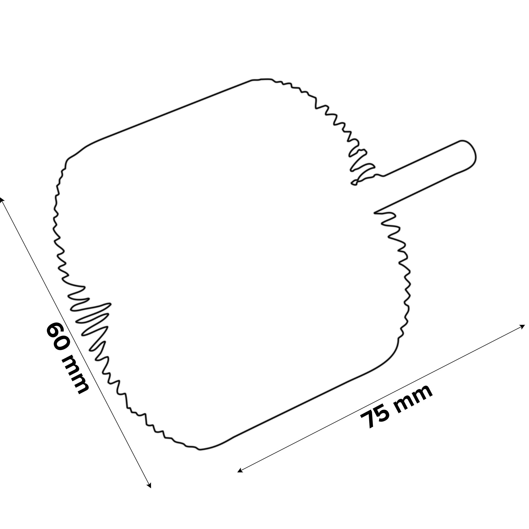 Universal Fit 60 grit Flap wheel (Dia)60mm