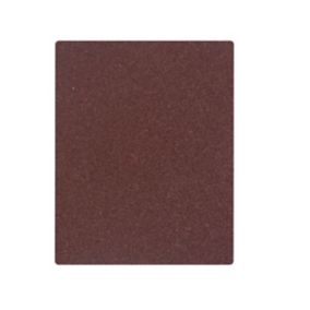 Universal Fit 80 grit Red 1/4 sanding sheet (L)145mm (W)115mm, Pack of 5